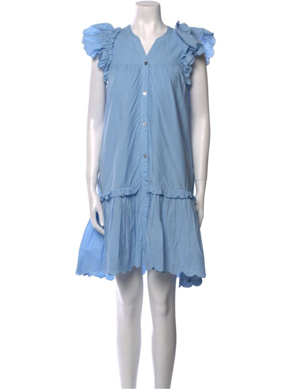 Sea New York V-Neck Knee-Length Dress